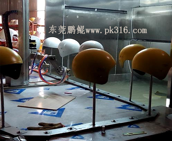 頭盔自動(dòng)涂裝生產(chǎn)線1