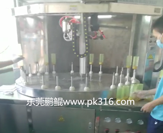 硅膠瓶自動噴涂設備