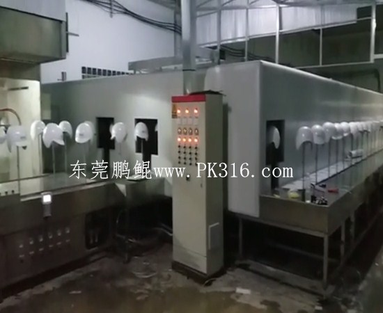 安全帽自動噴漆機1