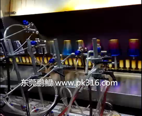 雙色玻璃杯噴漆生產(chǎn)線 (2)