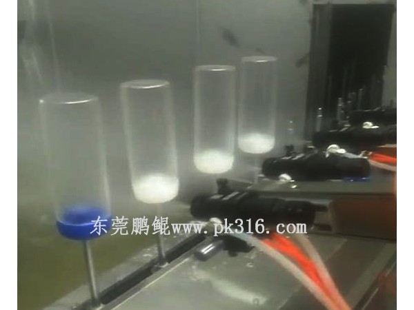 山東日照玻璃瓶噴涂硅膠設(shè)備，噴烤一體機！