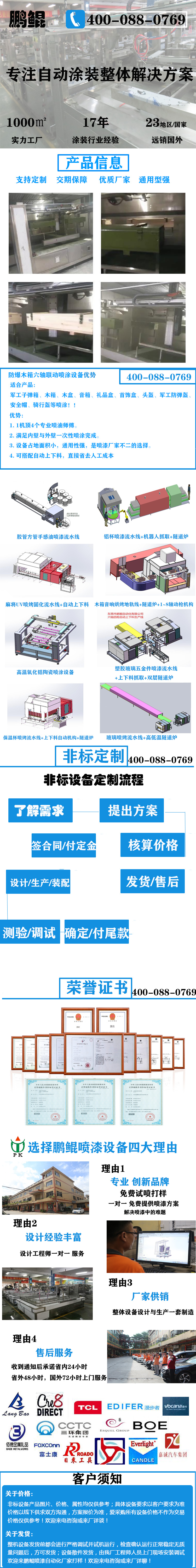 防爆木箱六軸聯動噴涂設備
