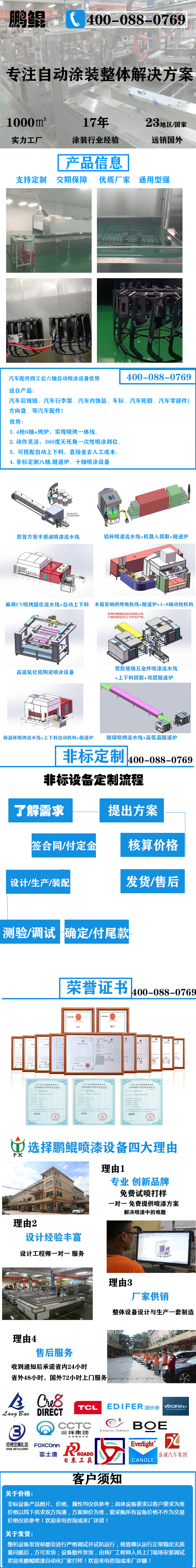 汽車配件四工位六軸自動(dòng)噴涂設(shè)備