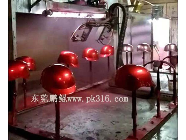 頭盔自動噴漆機