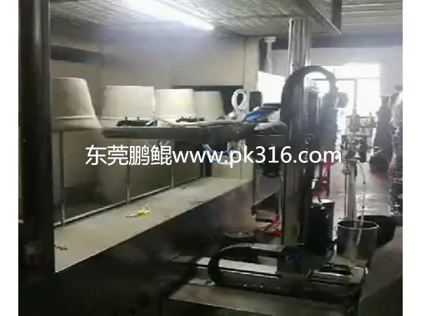 花盆自動(dòng)噴漆線