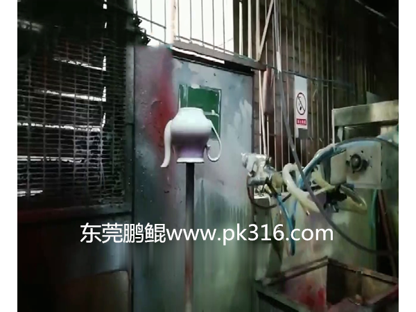 陶瓷茶壺自動(dòng)噴涂機(jī)