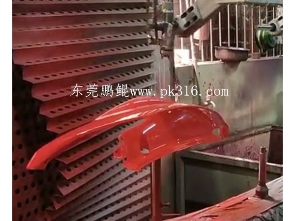 摩托車外殼噴漆流水線