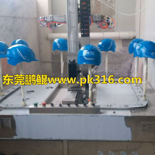 頭盔自動噴漆機