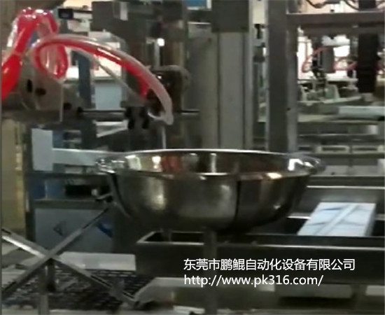 不銹鋼臉盆自動噴油設備