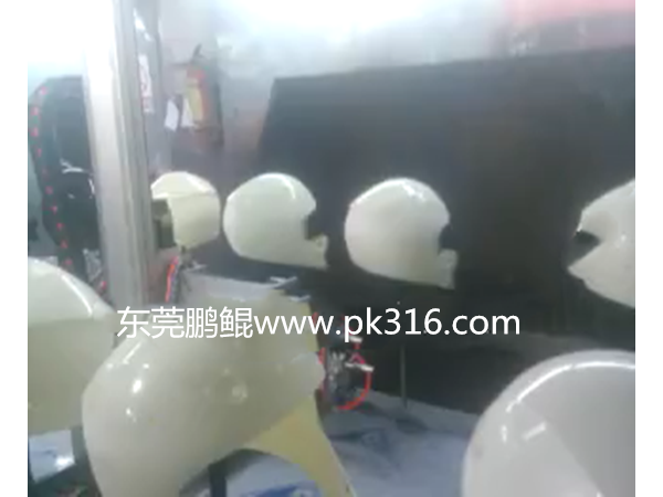安全帽自動噴漆機