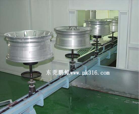汽車鋁合金輪轂自動噴漆線