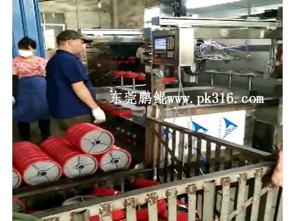 浙江金華角輪腳輪自動噴油設備內(nèi)噴效率高！