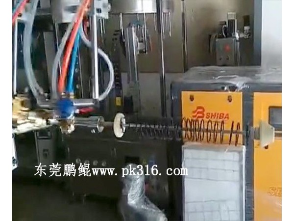 東莞頭繩皮筋噴膠機(jī)，出廠前試噴!