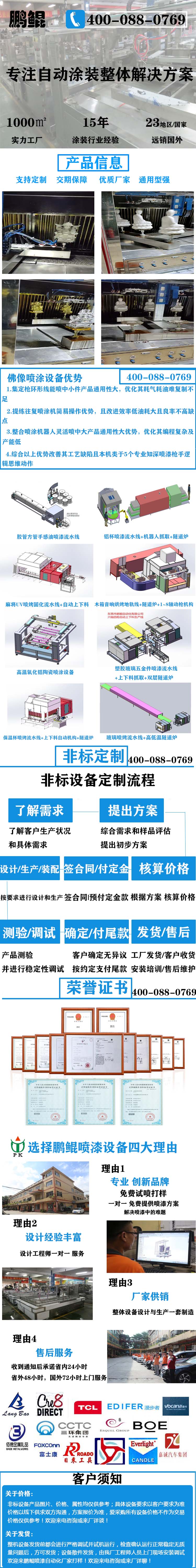 佛像三工位六軸聯(lián)動噴漆設備