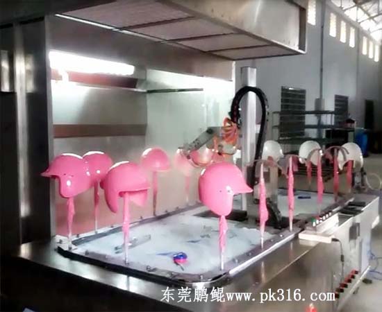 頭盔全盔半盔自動(dòng)噴漆機(jī)