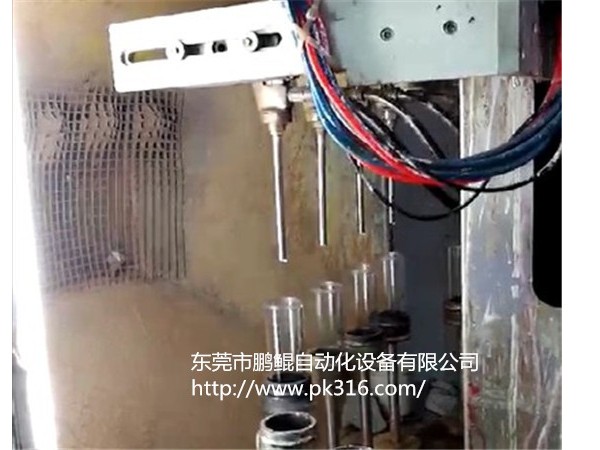 玻璃瓶內壁自動噴漆機工件內壁噴漆專業(yè)設備
