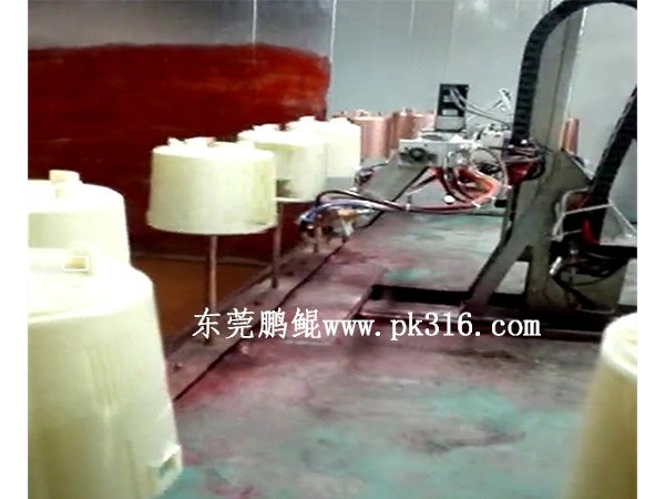噴涂線,中山豆?jié){機(jī)自動噴涂線與人工噴涂的區(qū)別在哪---鵬鯤,鵬勝