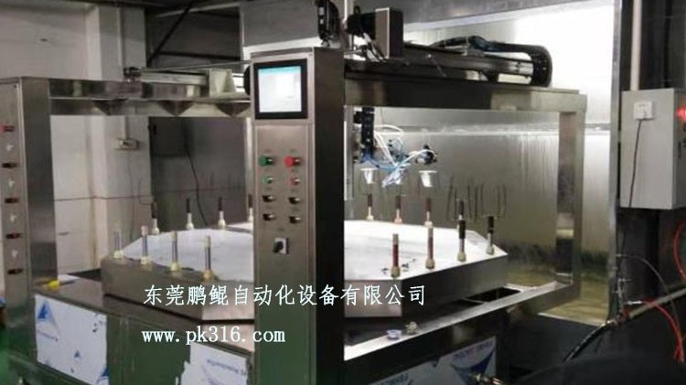 2019新款 4槍6軸燈罩燈具燈套噴漆設備