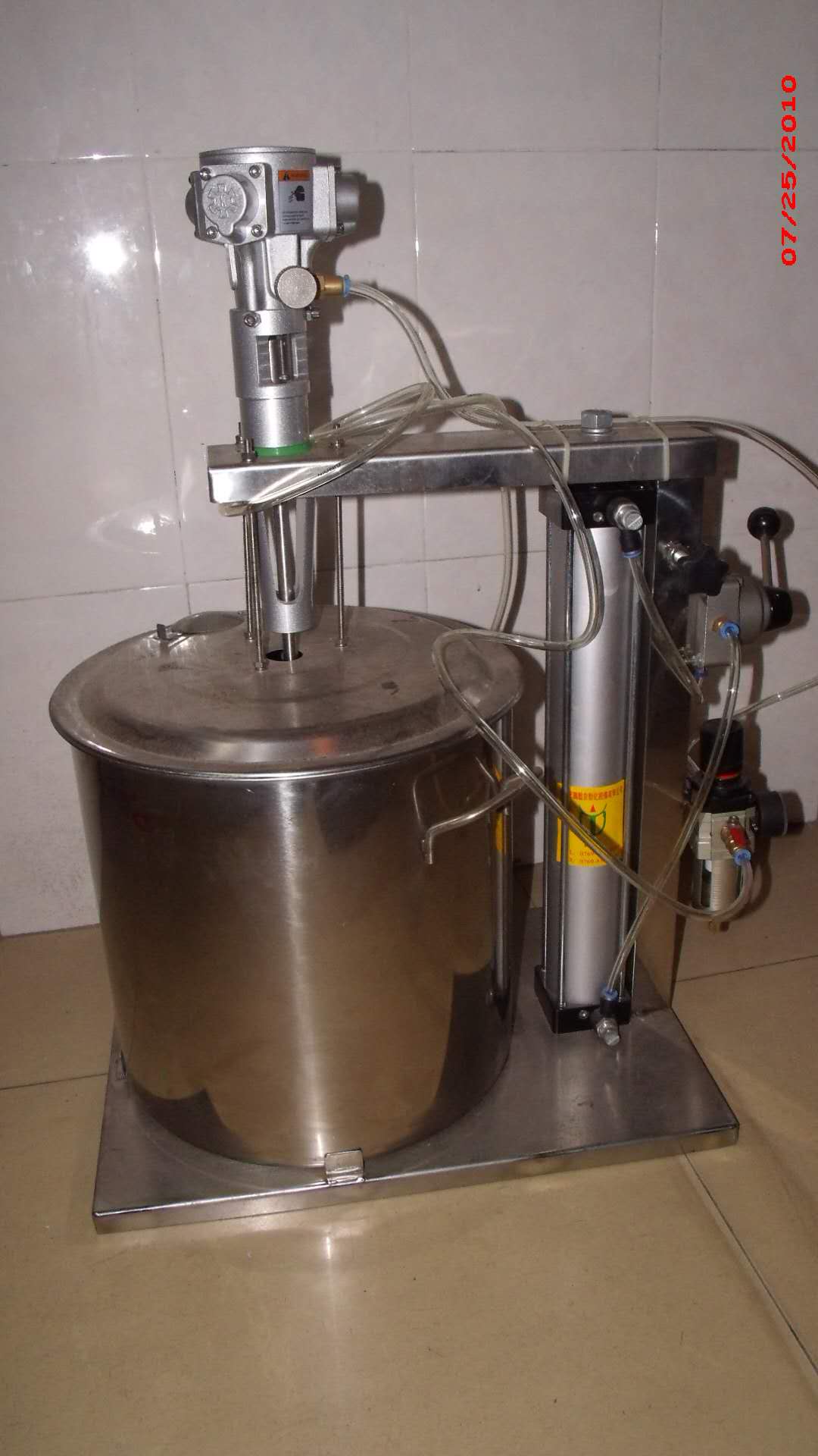 20L氣動升降攪拌機配桶