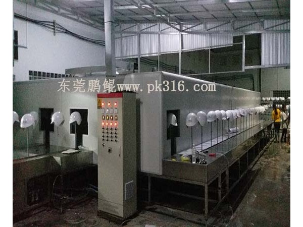 噴漆設(shè)備,頭盔自動(dòng)噴漆設(shè)備噴涂工件顏色控制方法---鵬鯤,鵬勝