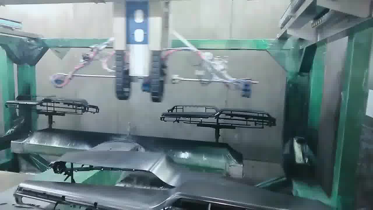 汽車配件九軸噴漆設備