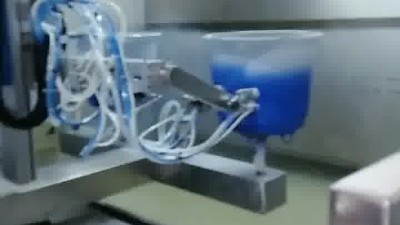 花盆雙色濕對濕撒點噴漆設備
