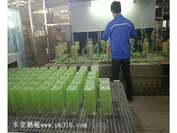 河北玻璃雙層杯自動(dòng)噴涂線，省油漆污染少