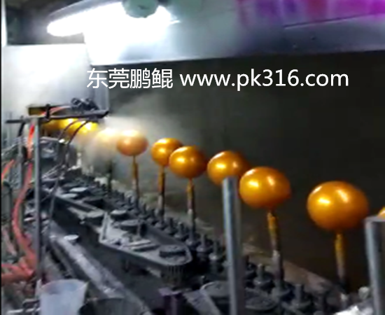玻璃球自動噴漆線