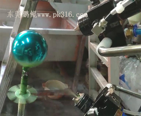 玻璃球噴漆機1
