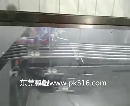 霓虹燈帶橡膠油手感油噴漆流水線